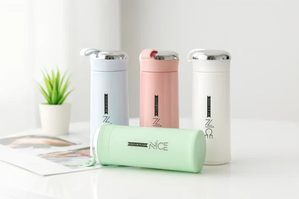 Premium 400ml Vacuum Bottle– Under Glass, Upper Plastic Design
