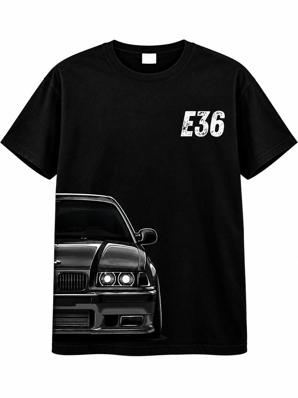E36 Graphic Tee – Black | WARDRO