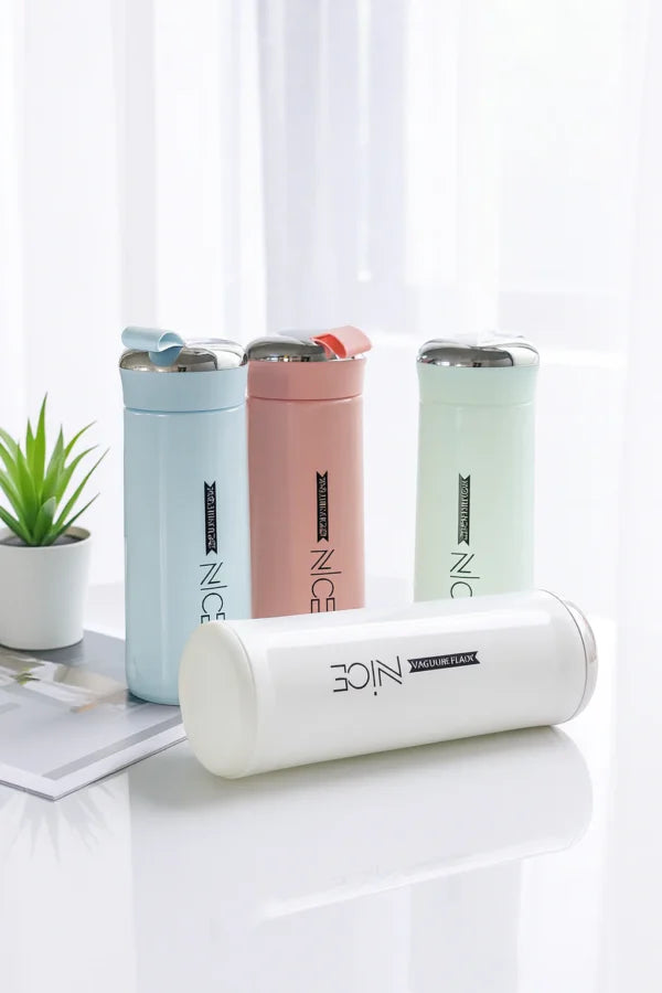 Premium 400ml Vacuum Bottle– Under Glass, Upper Plastic Design
