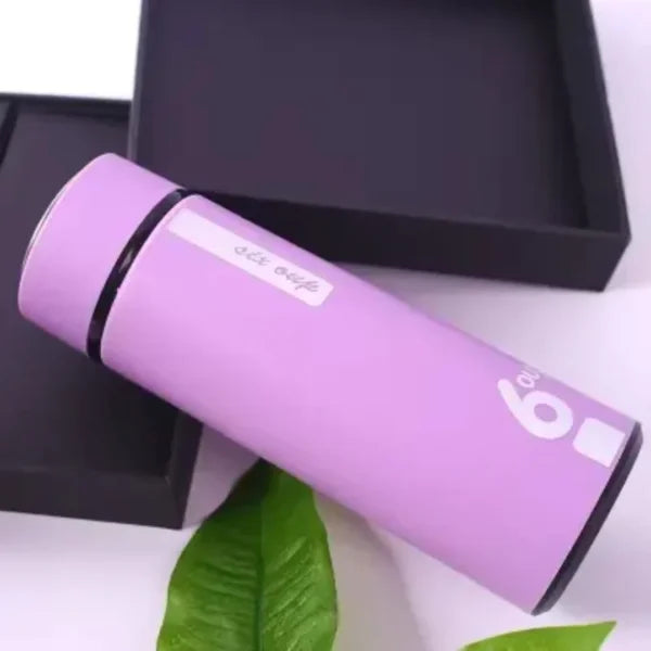 Shangwu 450ml Vacuum Insulated Water Bottle – Hot & Cold Thermos Under Glass Upper Plastic