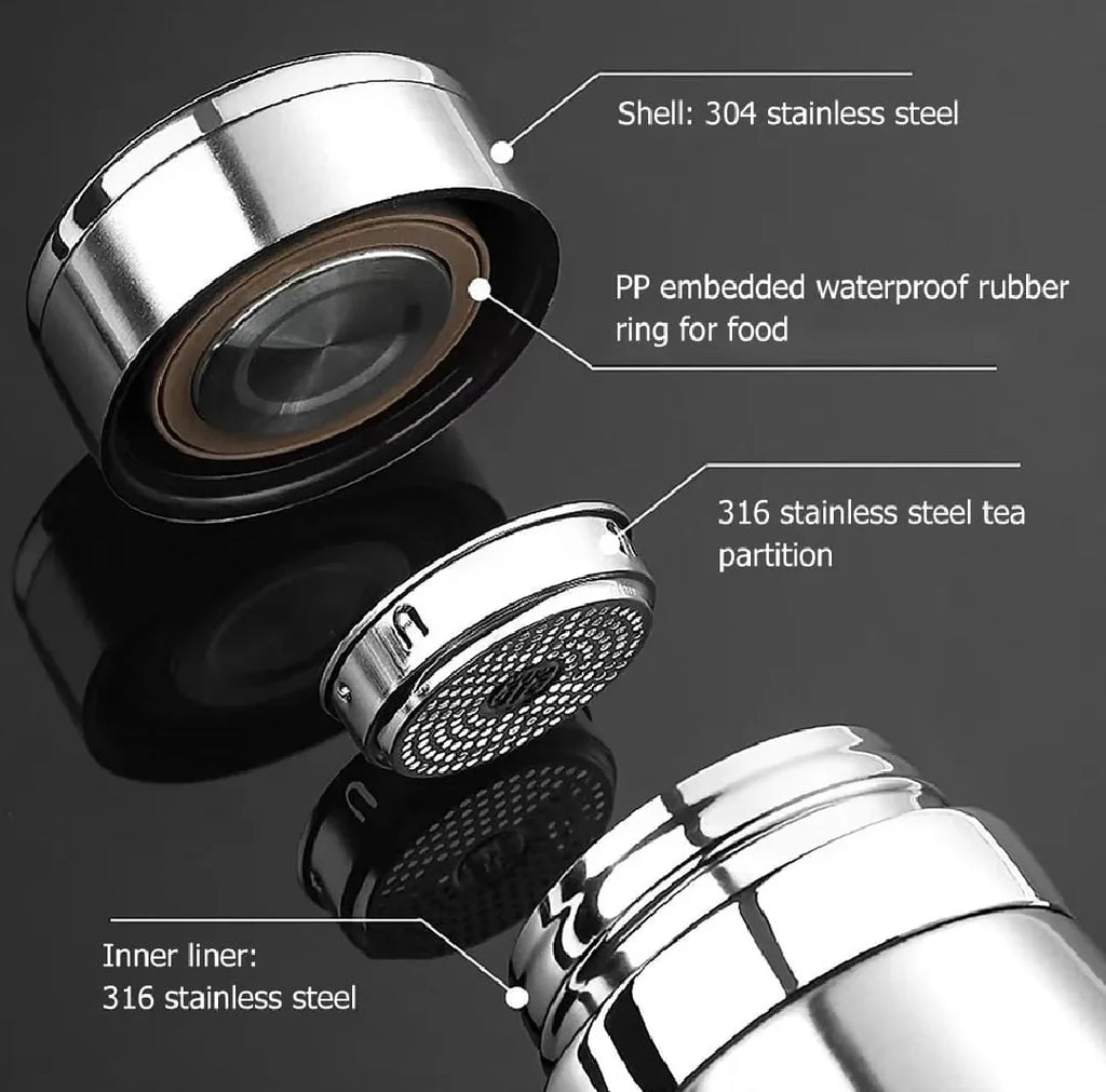 800ml Stainless Steel Water Bottle Hot & Cool