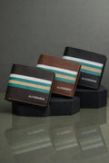 Premium Men’s Wallet with Striped Design Wallet
