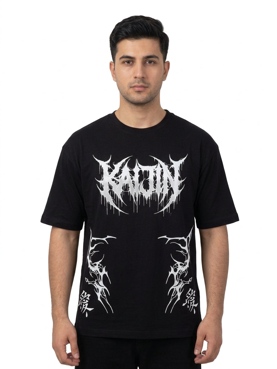 WARDRO Gothic Japanese Graphic T-Shirt