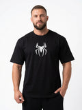 WARDRO Spider Graphic T-Shirt – Black