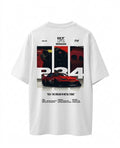 Nissan GT-R R34 "The Dream in Metal Form" Oversized Graphic T-Shirt - White