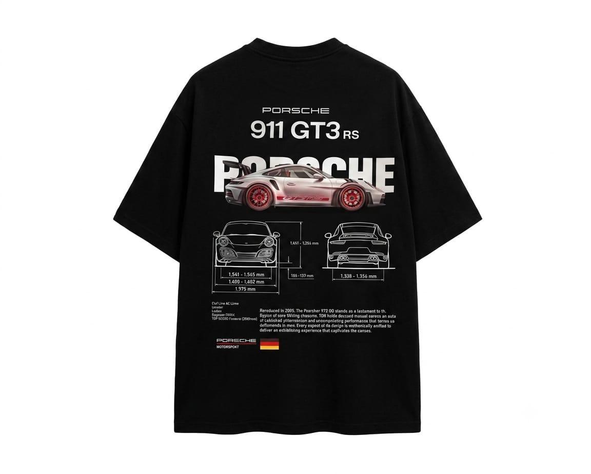 Dropped GTE Racing Graphic T-Shirt | WARDRO