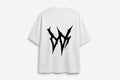 WARDRO Oversized Graphic T-Shirt – Gothic Spike Logo