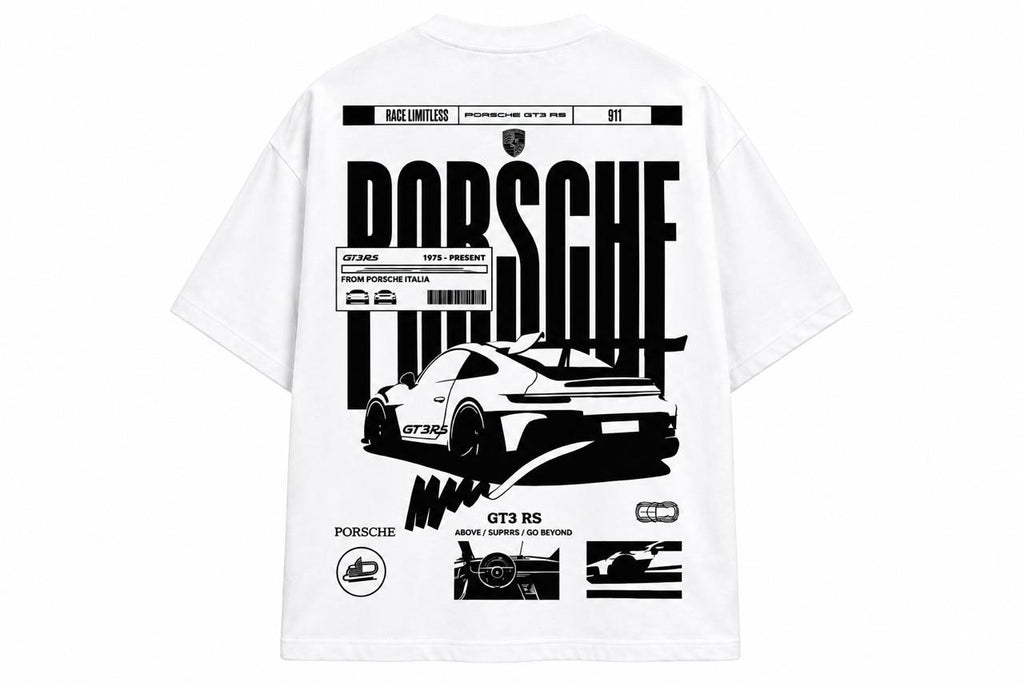 Race Limitless — Motorsport Graphic Oversized T-Shirt