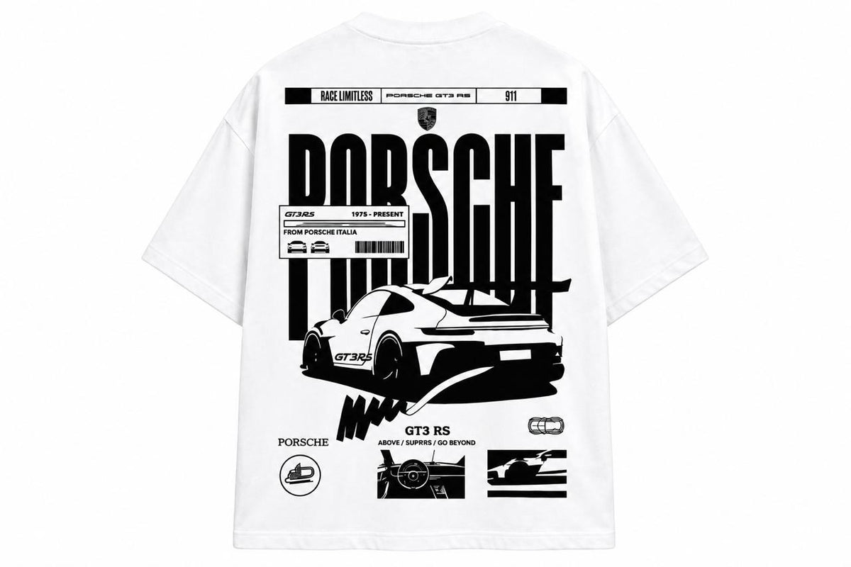 Race Limitless — Motorsport Graphic Oversized T-Shirt