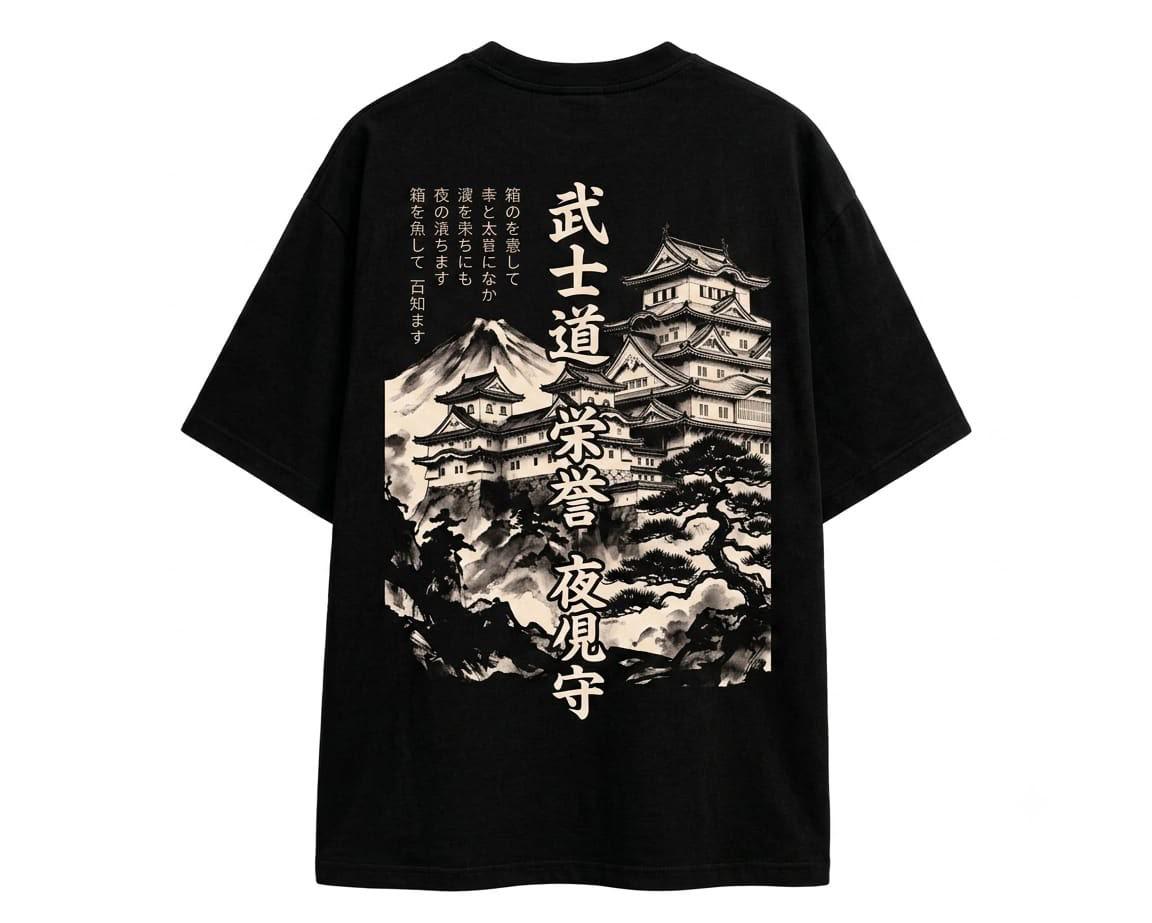 Ronin's Bushido — Japanese Samurai Graphic Oversized T-Shirt
