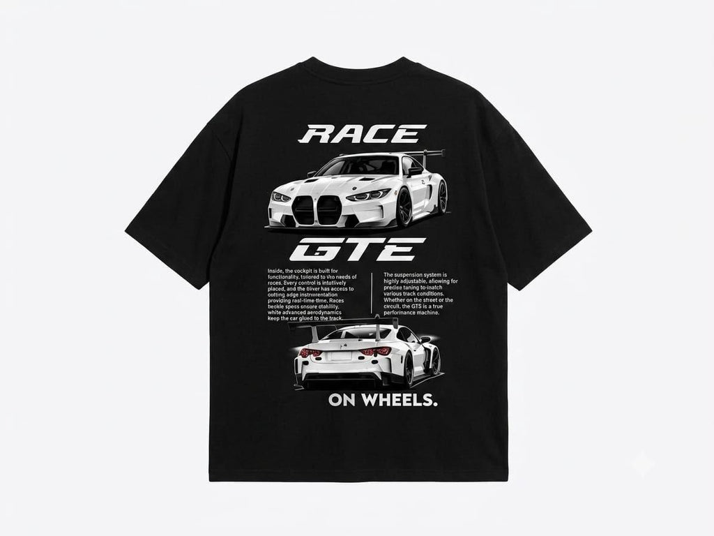 Apex Race GTE Oversized Graphic T-Shirt - Black