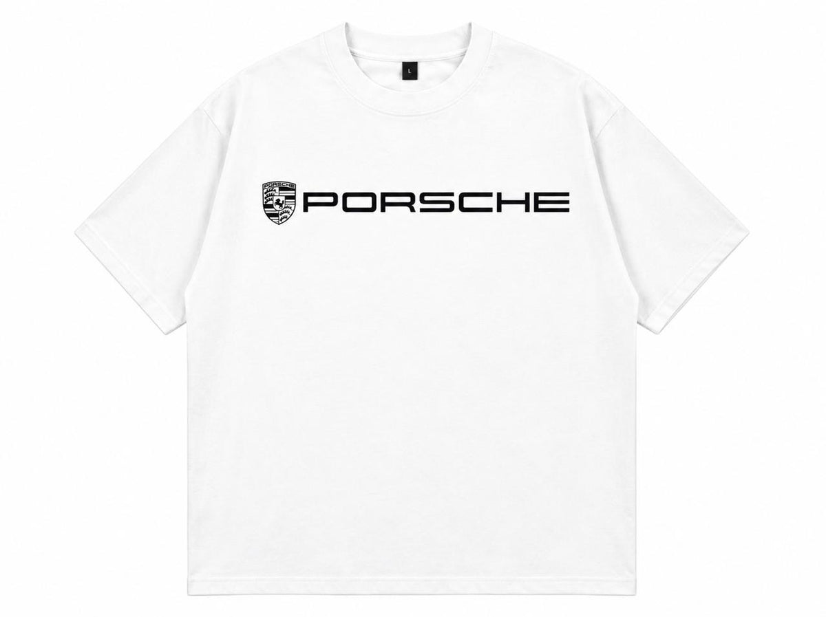 911 GT3 RS Automotive Graphic T-Shirt – White | WARDRO
