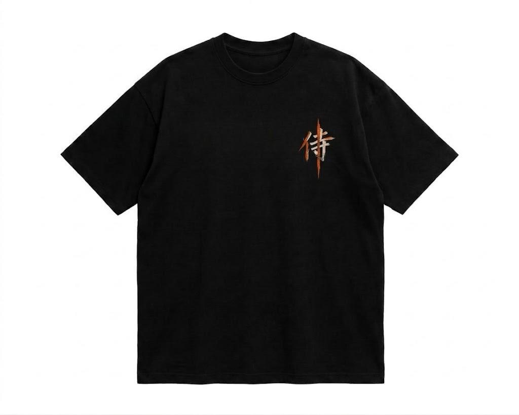 Dark Souls / Elden Ring Knight Graphic Oversized T-Shirt - Black