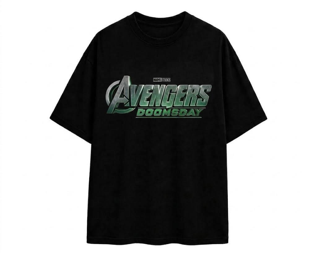Doctor Doom Classic Marvel Graphic Oversized T-Shirt - Black